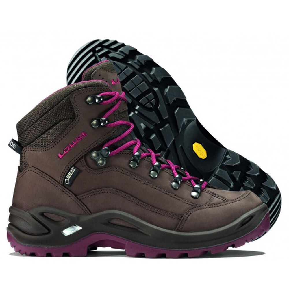 Vibram Sole Lowa Renegade GTX® Mid Mens Hiking Boots Brown Australia (SOL680915)